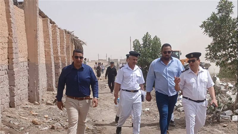 ازالة تعديات بمدينة
