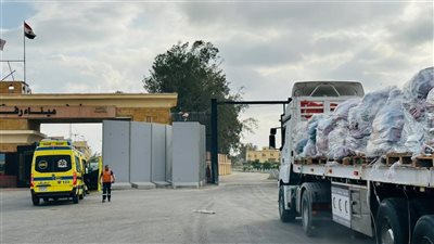 الهلال الأحمر يرسل 4,675 طن مساعدات غذائية وإغاثية لدعم أهالي غزة