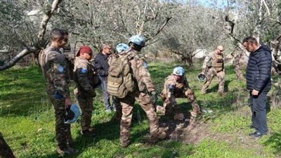الجيش اللبناني يحذّر من مخاطر الذخائر غير المنفجرة في المناطق المتضررة
