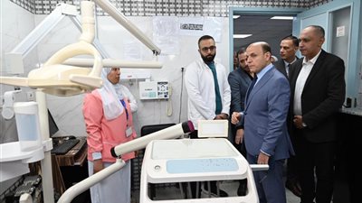 محافظ الغربية يراجع الخدمات الطبية في مركز الرعاية الصحية بقرية بنا أبو صير