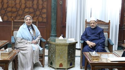 شيخ الأزهر يستقبل رئيسة الأمانة الفنية للمجلس الوطني للتعليم 