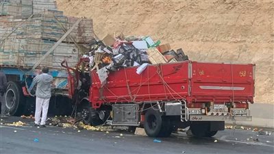 مصرع شخصين في حادث تصادم بالصحراوي الشرقي أمام الشيخ فضل بالمنيا