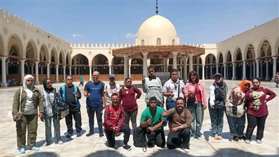 مجمع الأديان يستقبل الأطفال ذوي الإعاقة ضمن جولات أتوبيس الفن الجميل 
