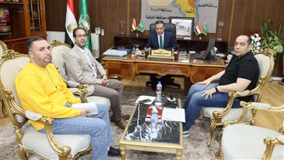 محافظ المنوفية يلتقي رئيس الجهاز التنفيذي لمياه الشرب والصرف الصحي الجديد ويشدد على المتابعة الميدانية