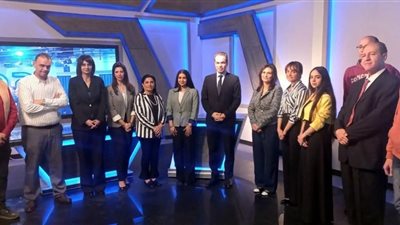 المسلماني يتفقد ستديو قناة Nile Tv بعد تطويره