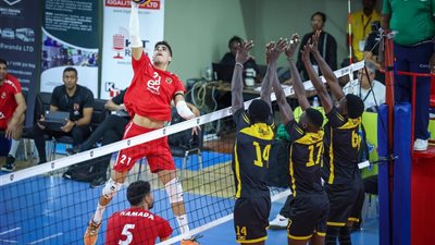 الأهلى أمام بطل كوت ديفوار وبتروجت مع الجيش الرواندى ببطولة أفريقيا لرجال الطائرة