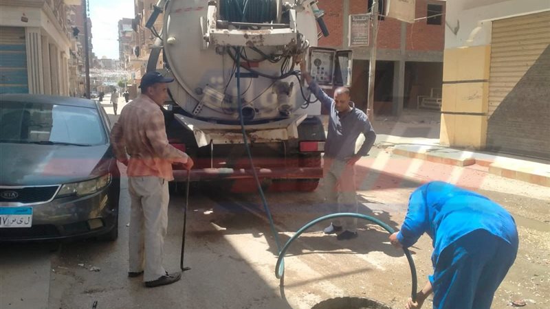 صيانة شبكات الصرف