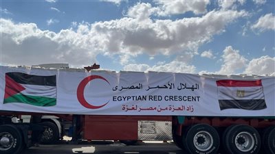 قافلة “زاد العزة” تدخل غزة محمّلة بـ4.6 ألف طن مساعدات إنسانية متنوعة