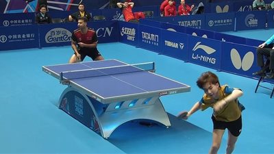 منتخب رجال تنس الطاولة يحقق فوزه الأول ببطولة العالم لمنافسات الفرق