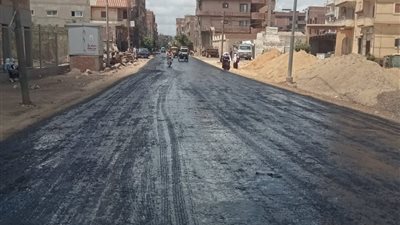 ضمن الخطة الاستثمارية.. رصف طريق 