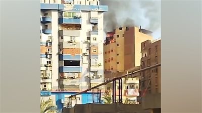 السيطرة على حريق هائل ببرج سكني في الفيوم دون خسائر بشرية