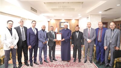 الأمين العام لمجمع البحوث الإسلامية يستقبل وفدًا من الجامعة الإسلامية بالمالديف