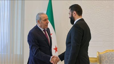 الشيخ يبحث مع الرئيس السوري آخر التطورات بالمنطقة