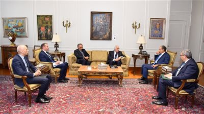 وزير الخارجية يستقبل مسئولي غرفة التجارة الأمريكية في القاهرة