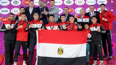 منتخب المصارعة الرومانية تحت 20 سنة يتوج بكأس البطولة الأفريقية بعد حصد 8 ميداليات