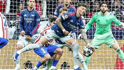 تعادل مثير يحسم قمة أرسنال وأتلتيكو مدريد في نصف نهائي دوري الأبطال