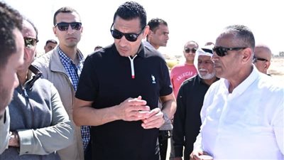 وزير الشباب والرياضة يتفقد مركز شباب الشهداء بمحافظة شمال سيناء ويوجه بسرعة التنفيذ