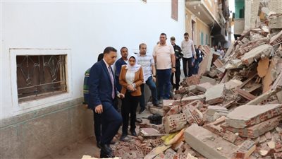محافظ القليوبية: لجنة هندسية لفحص المباني المجاورة للمنزل المنهار فى بنها