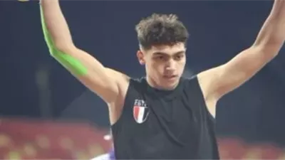 محمد أسامة يحقق ذهبية مصرية فى رمي الرمح بالبطولة العربية بتونس