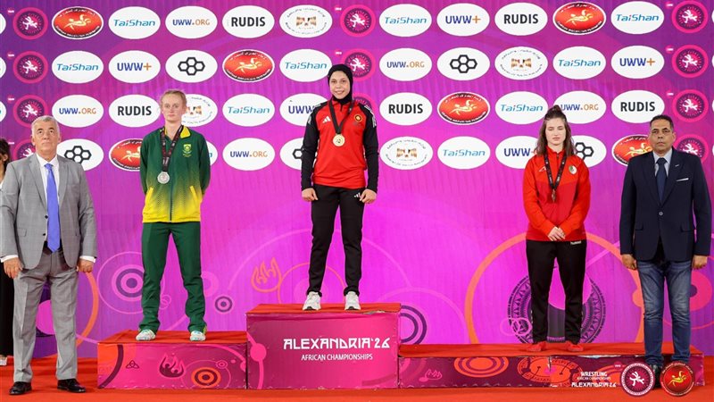 منتخب المصارعة النسائى