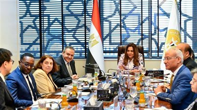 وزيرة التنمية المحلية والبيئة تناقش مع بعثة البنك الدولي الموقف التنفيذي لإدارة تلوث الهواء 