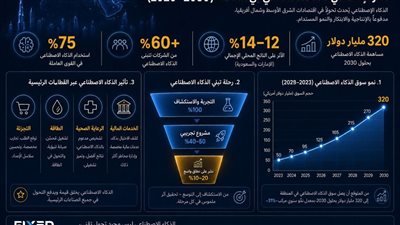فيكسد سوليوشنز: الذكاء الاصطناعي يضيف 320 مليار دولار لاقتصادات الشرق الأوسط وشمال أفريقيا 