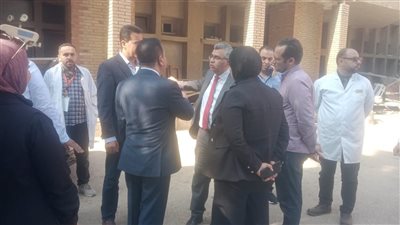 مساعد وزير الصحة يتفقد أعمال تطوير مستشفى قليوب التخصصي