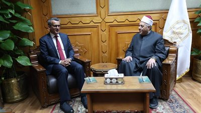 الشيخ أيمن عبدالغني يستقبل وفد الأوقاف الدينية بأربيل العراقية