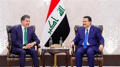 رئيس وزراء العراق يبحث مع رئيس إقليم كردستان تطورات الأوضاع بالمنطقة
