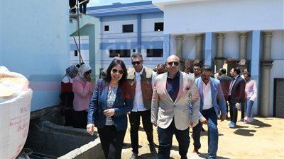  وزيرة الإسكان ومحافظ الفيوم يتفقدان توسعات محطة العزب الجديدة لتعزيز مياه الشرب
