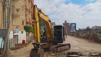 رصف طريق السنطة البلد ضمن الخطة الاستثمارية في الغربية