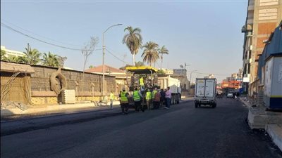  التنمية المحلية: تطوير ورفع كفاءة شارع سعد زغلول بالزقازيق 