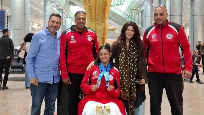 احتفاء بالبطلة المصرية
