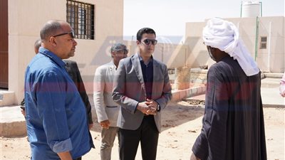 نائب محافظ مطروح يتابع مشروع إنشاء وحدة مرور براني الجديدة 