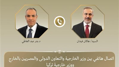 وزير الخارجية يبحث هاتفياً مع نظيره التركي جهود خفض التصعيد الإقليمي