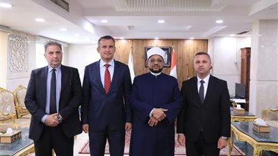 أمين البحوث الإسلامية يبحث مع وفد أوقاف أربيل تعزيز التعاون الفكري والدعوي