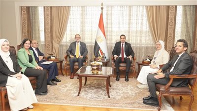 رئيس سلامة الغذاء يلتقي وزير الشباب لبحث تعزيز التعاون