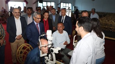 قافلة علاجية مجانية للعيون بالتعاون مع الهيئة القبطية الإنجيلية للخدمات الاجتماعية ببني سويف