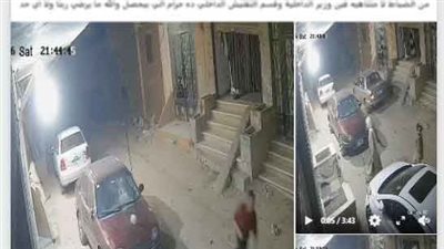 حقيقة إدعاء شخص بتحطيم زجاج سيارة بتحريض من ضابط شرطة 