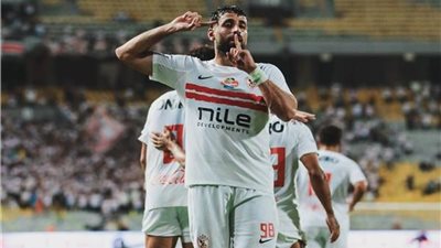 الدباغ يسجل هدف الزمالك الأول في شباك اتحاد العاصمة