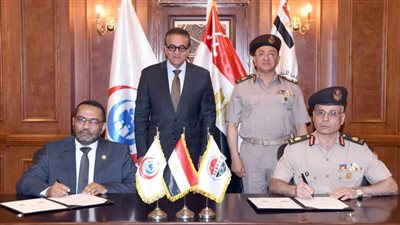 القوات المسلحة توقع بروتوكول تعاون مع وزارة الصحة وتفتتح مركز الباثولوجى وبنك الدم