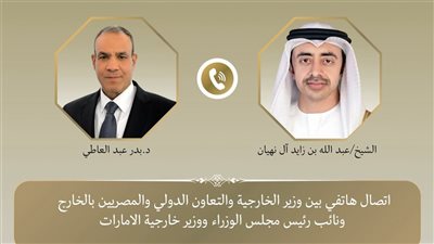 وزير الخارجية يبحث هاتفيًا مع نظيره الإماراتي جهود خفض التصعيد