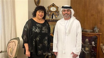 سفير الإمارات يزور وزيرة الثقافة السابقة ويشيد بدورها في تعزيز الموسيقى العربية