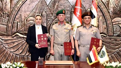 الأكاديمية العسكرية المصرية توقع بروتوكول تعاون مع إدارة الخدمات الطبية وجامعة عين شمس 