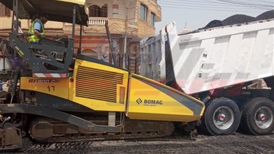 رصف الطرق وتطوير مزلقان أبو منيسي بكفرالشيخ