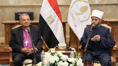 وزير الأوقاف يستقبل وفد الطائفة الإنجيلية