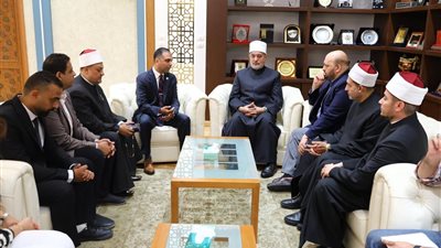 مفتي الجمهورية يستقبل وفدًا من مبادرة «بصمة شباب مصر» التابعة لوزارة الشباب والرياضة