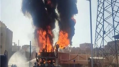 السيطرة على حريق محدود بمحطة محولات 