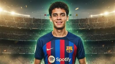 نادي برشلونة يحتفي بانضمام حمزة عبدالكريم لقائمة المنتخب الوطني بكأس العالم