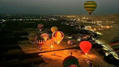 محافظة الأقصر: إيقاف نشاط طيران البالون التجاري فقط خلال فصل الصيف